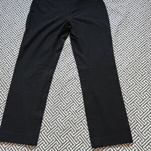 A/X Armani Exchange Black Wide-Leg Trousers